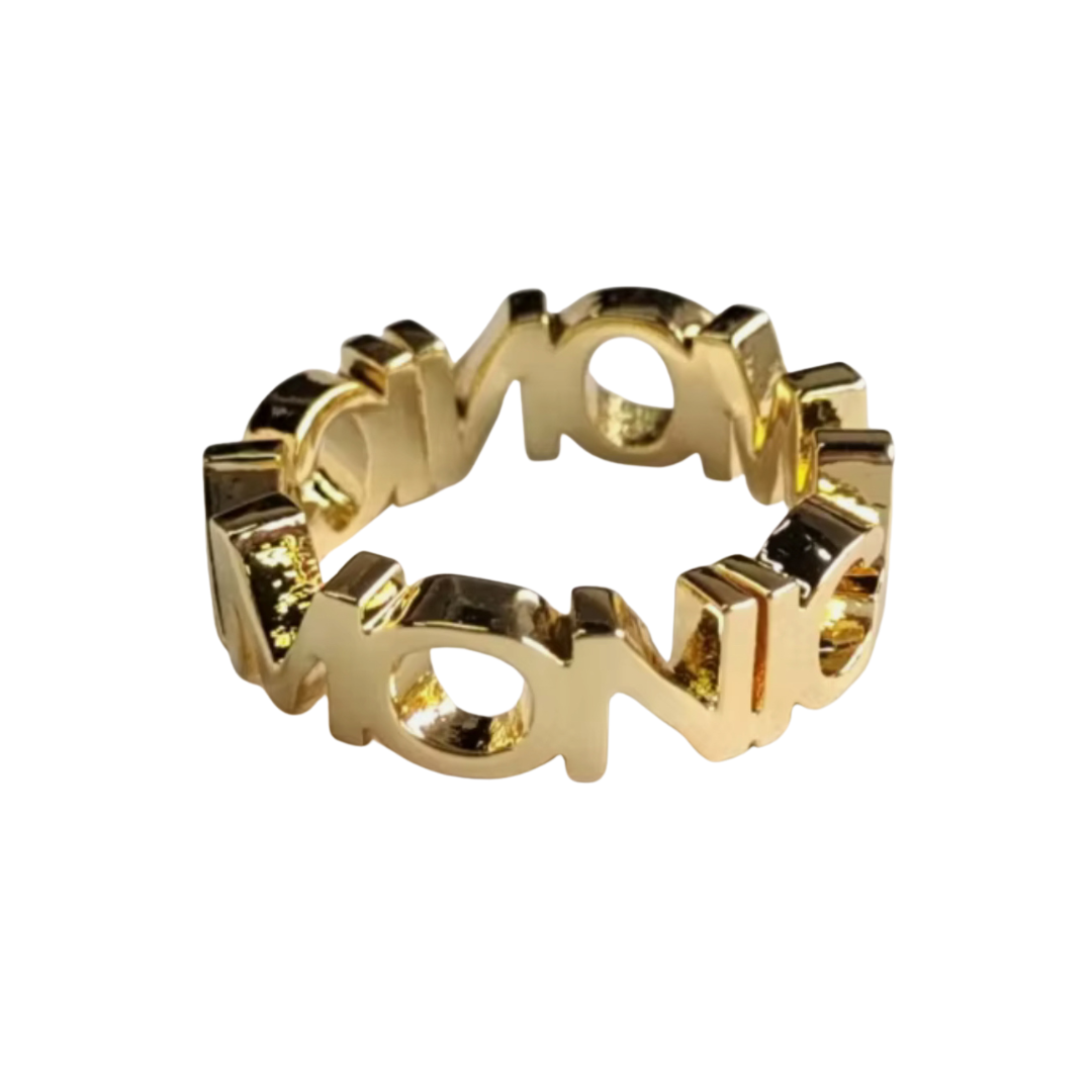 Custom Name Ring