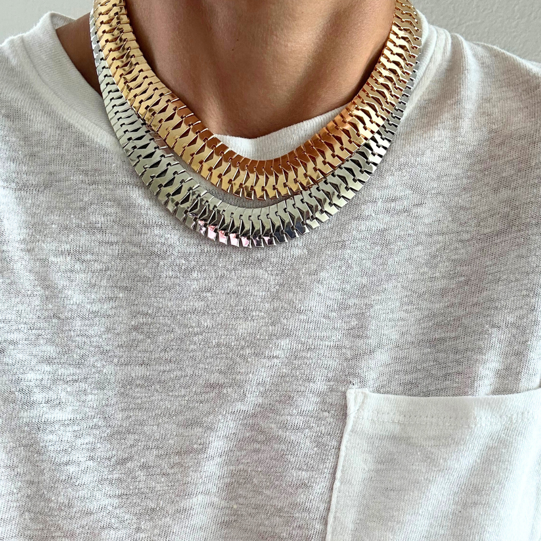 Slink Silver Necklace