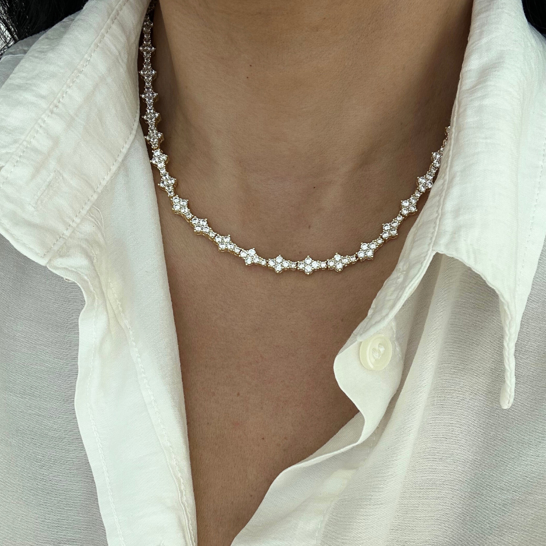 Adriana Tennis Necklace