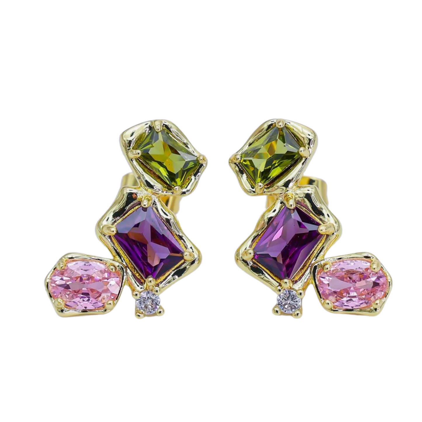 Color Block Studs