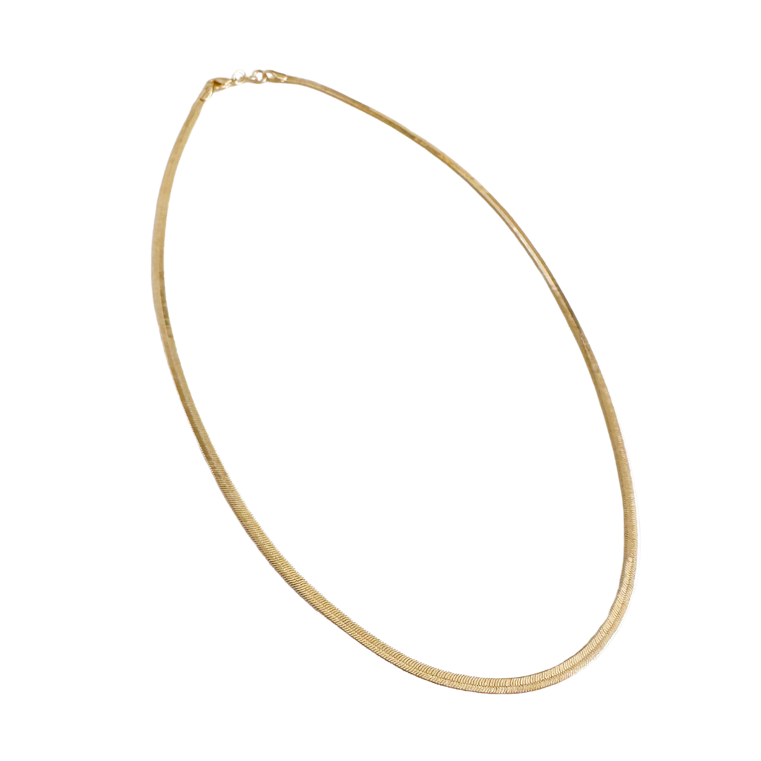 Slim Herringbone Chain