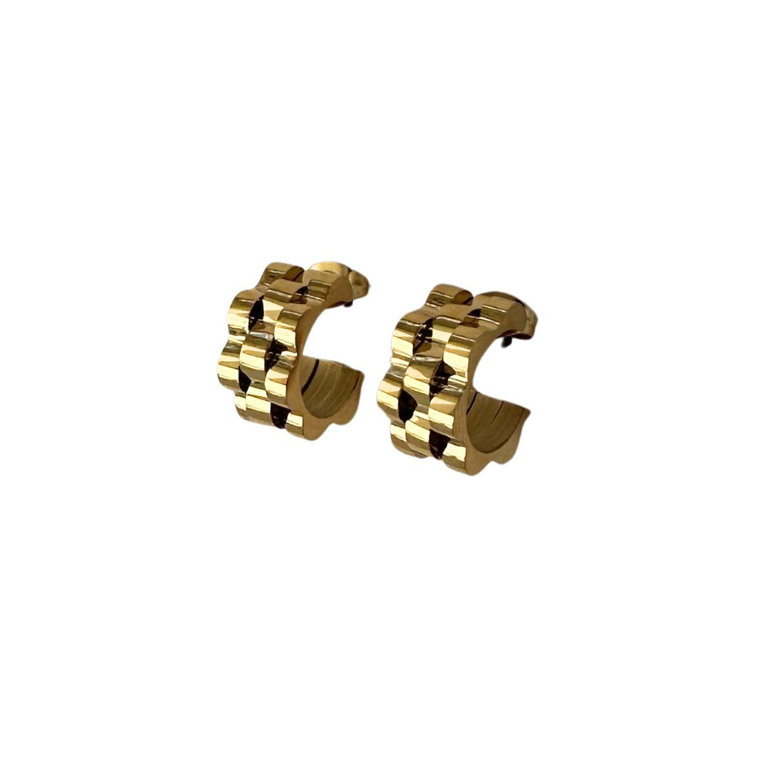 Watch Band Earrings