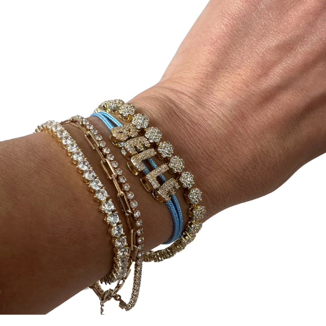 Flora Tennis Bracelet