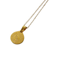 Prayer Coin Necklace