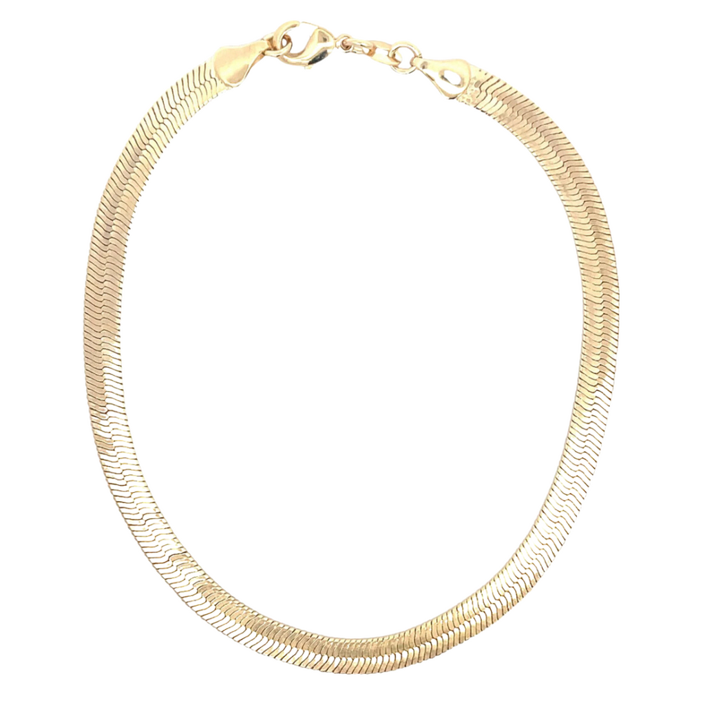 Herringbone Anklet