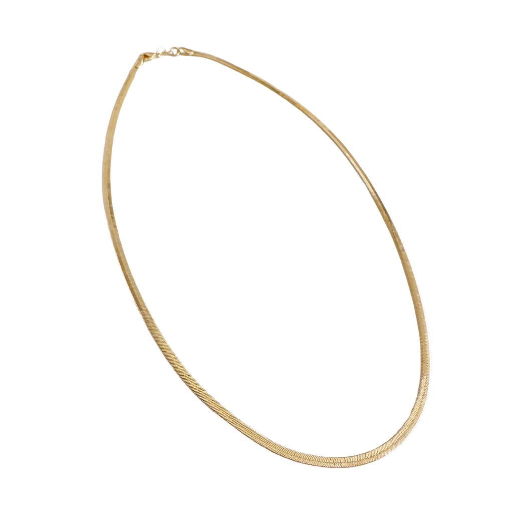 Slim Herringbone Chain